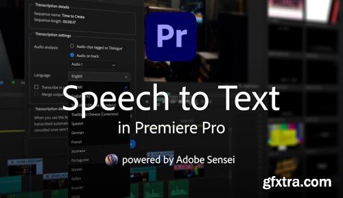 Adobe Speech to Text v12.0 for Premiere Pro 2023