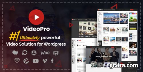 Themeforest - VideoPro - Video WordPress Theme 16677956 v2.3.8.1 - Nulled