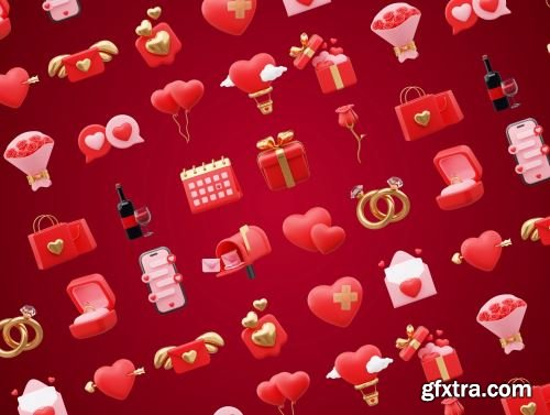 Valentine's Day 3D Asset Ui8.net