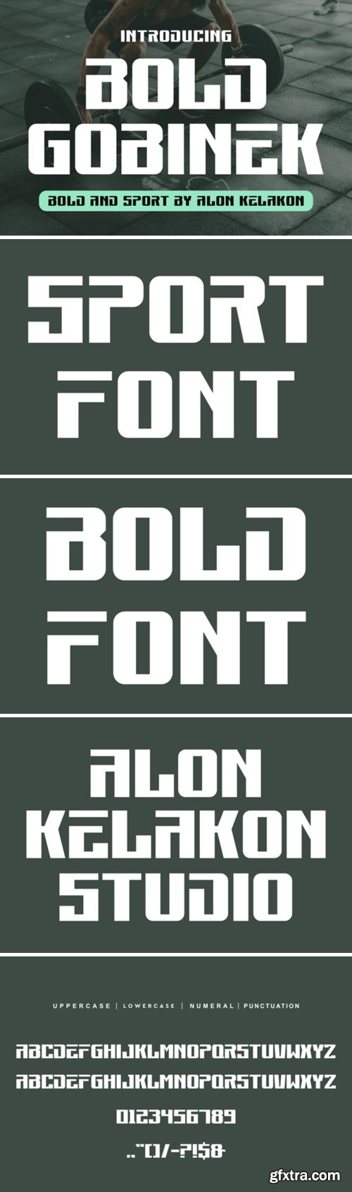 Bold Gobinek Font Bold Gobinek Font