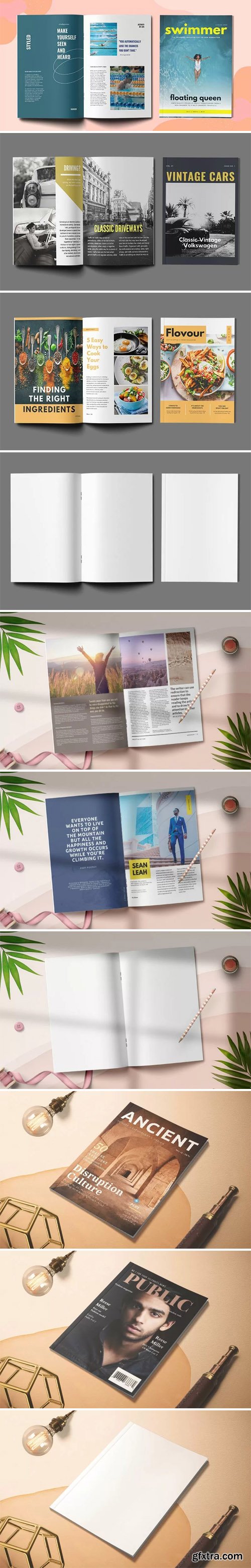 Amazing Premium Magazine PSD Mockups Templates