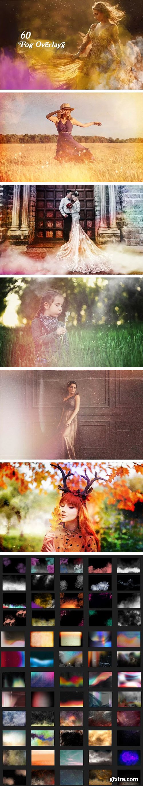 60 Fog Photoshop Overlays Collection