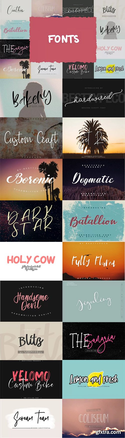 20 Funtastic Fonts Collection