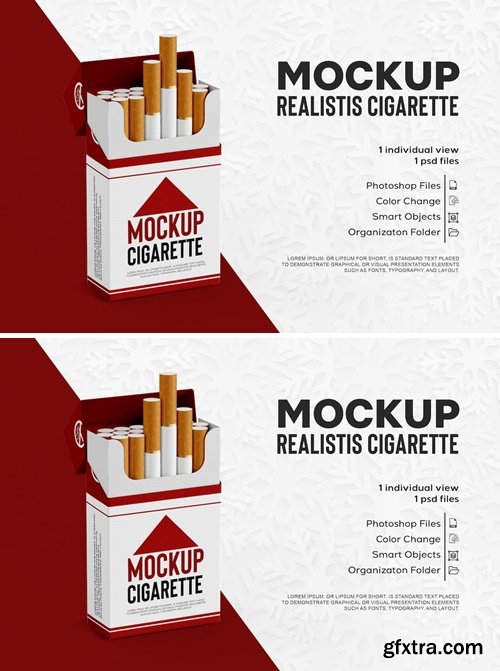 Cigarette Box Mockup Y26EBNA