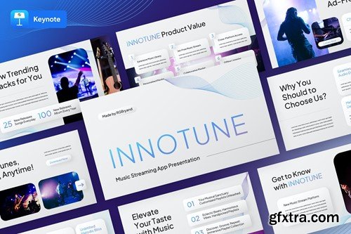 Innotune - Music Streaming App Keynote 48LRZQ9