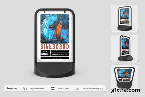 Swing Sign Mockup GZ8T6P7 Swing Sign Mockup GZ8T6P7