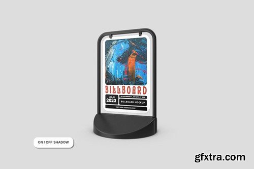 Swing Sign Mockup GZ8T6P7 Swing Sign Mockup GZ8T6P7