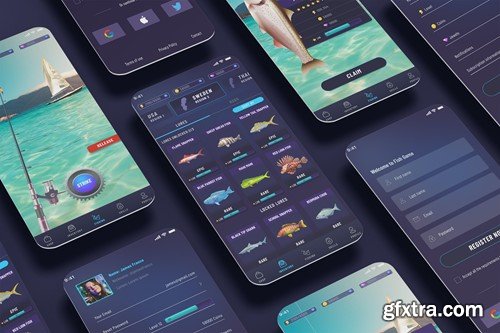 Fish Game & Fishing Dark Mobile App Template RKJ7VKK Fish Game & Fishing Dark Mobile App Template RKJ7VKK