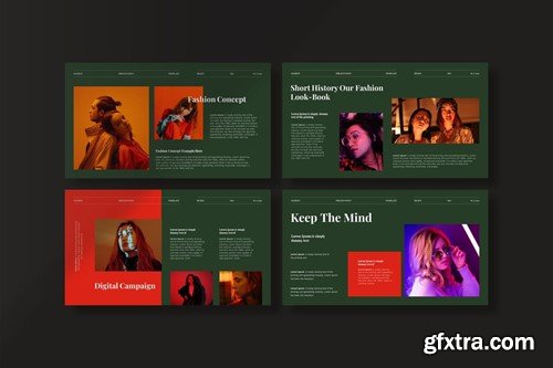 Fashion Look-Book Presentation Template LHANXSP Fashion Look-Book Presentation Template LHANXSP