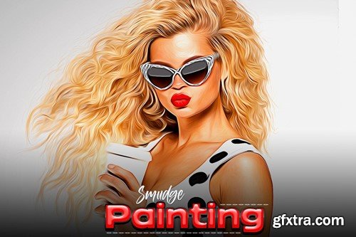 Smudge Painting Photoshop Action ZVSJ53Z Smudge Painting Photoshop Action ZVSJ53Z