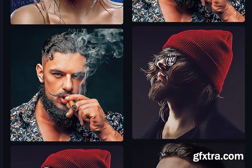 Cartoon Painting Photo Actions D93WPFX Cartoon Painting Photo Actions D93WPFX