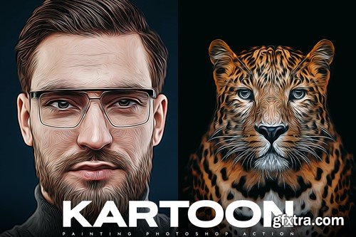 Kartoon Painting Photoshop Action 59QAERN Kartoon Painting Photoshop Action 59QAERN