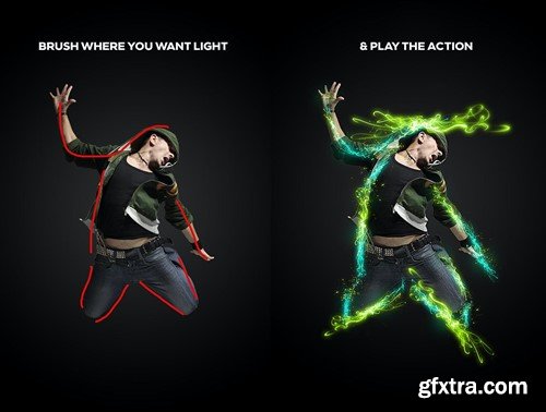 Light Painting Photoshop Action 9S5GMBQ Light Painting Photoshop Action 9S5GMBQ