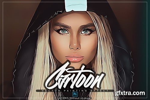 Cartoon Vector Painting Photoshop Action J9ZCE29 Cartoon Vector Painting Photoshop Action J9ZCE29