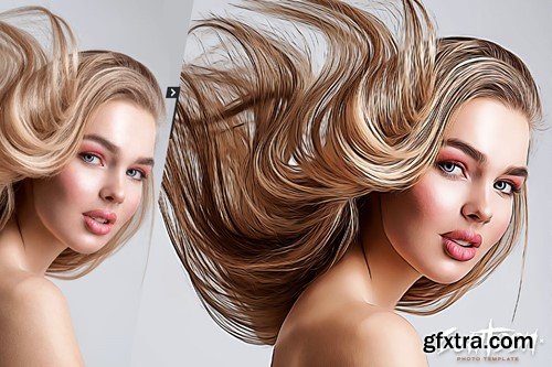 Cartoon Painting Photo Template - Smart Object 2RDT655 Cartoon Painting Photo Template - Smart Object 2RDT655