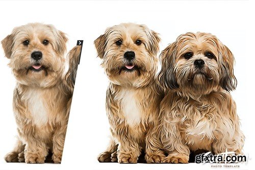 Cartoon Painting Photo Template - Smart Object 2RDT655 Cartoon Painting Photo Template - Smart Object 2RDT655
