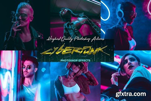 CyberPunk PRO Photoshop Actions 9WE84CW CyberPunk PRO Photoshop Actions 9WE84CW