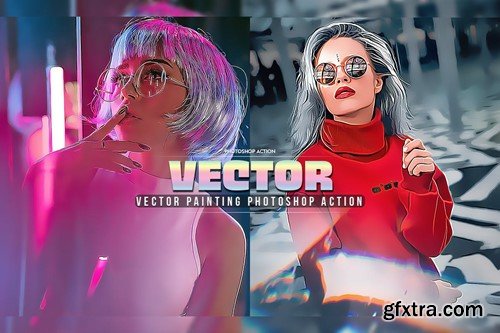 Vector Painting Photoshop Action VRBSFCG Vector Painting Photoshop Action VRBSFCG