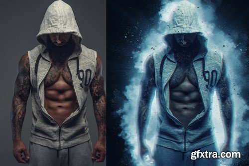 EXPLODE Photoshop Action + Glitch FX 2B4HR48 EXPLODE Photoshop Action + Glitch FX 2B4HR48