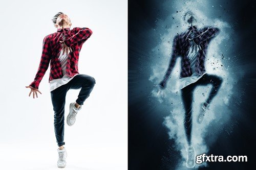 EXPLODE Photoshop Action + Glitch FX 2B4HR48 EXPLODE Photoshop Action + Glitch FX 2B4HR48