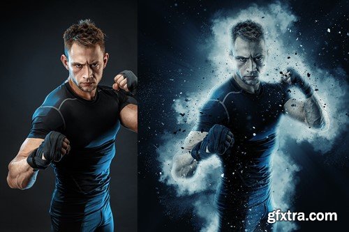 EXPLODE Photoshop Action + Glitch FX 2B4HR48 EXPLODE Photoshop Action + Glitch FX 2B4HR48