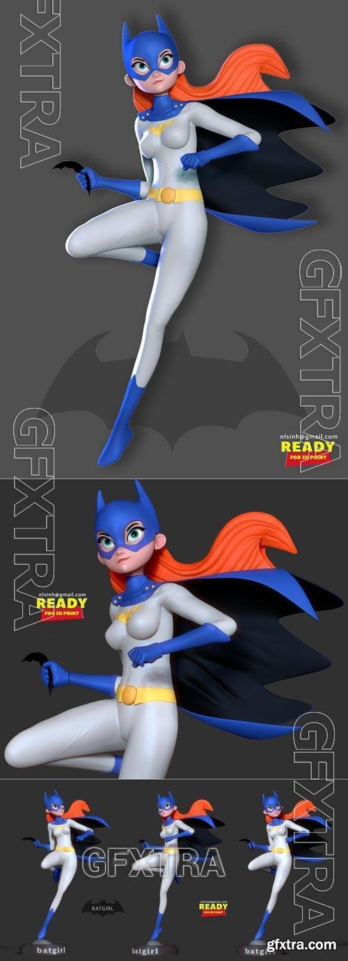 Batgirl Stylized &ndash; 3D Print Model