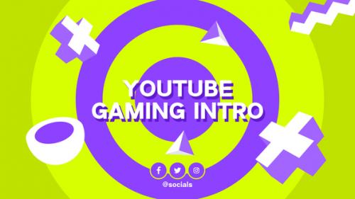Videohive - Youtube Gaming Intro MOGRT - 46023148 - 46023148