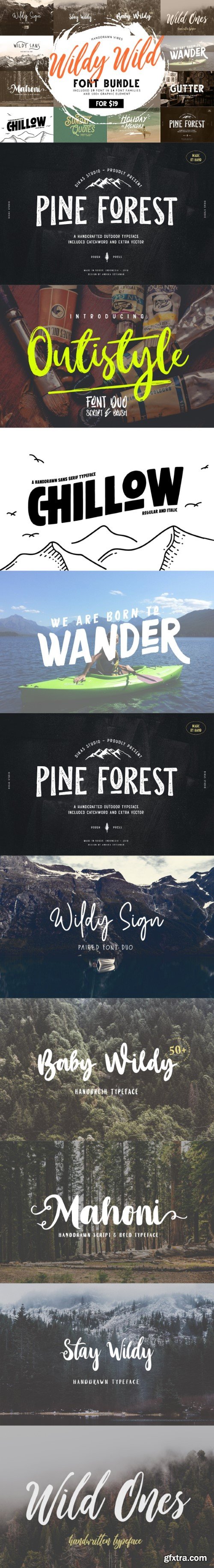 Wildy Wild Font Bundle!