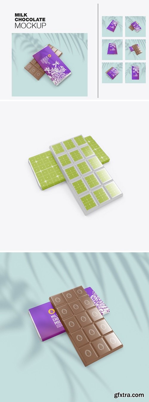 Glossy Chocolate Bar Mockup 2FLXTE7 Glossy Chocolate Bar Mockup 2FLXTE7