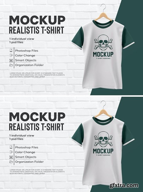 T-Shirt Mockups E4D57G7
