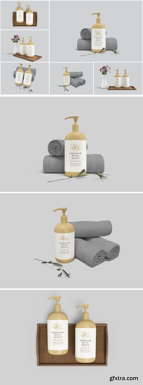 Liquid Soap Bottle Mockup ZTNMJSQ