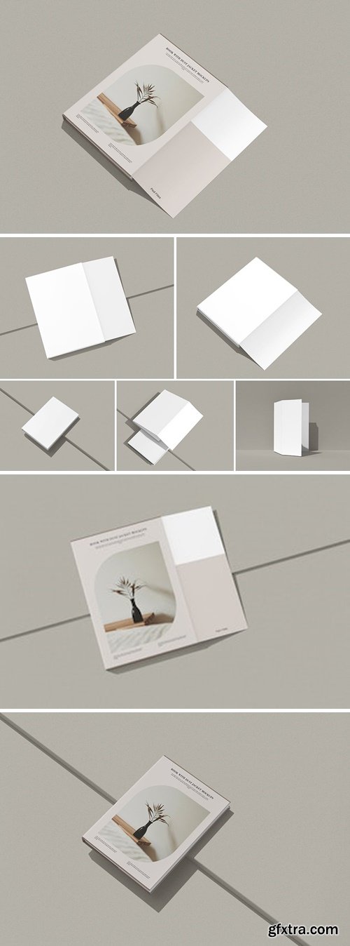 Dust with jacket mockup XEBK4GQ Dust with jacket mockup XEBK4GQ