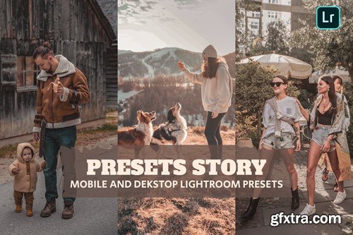 Presets Story Lightroom Presets Dekstop and Mobile BUG3WTT