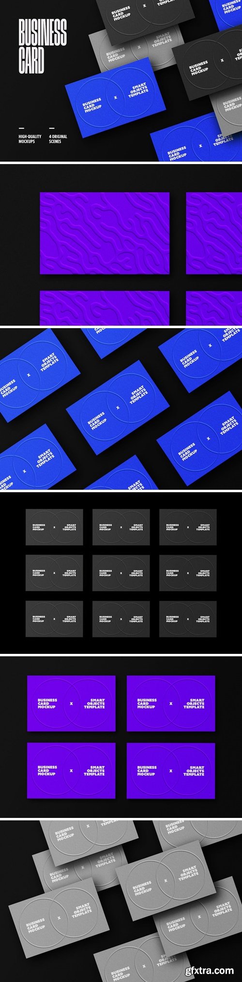 Pacific Business Card Mockups 6EV5A7M