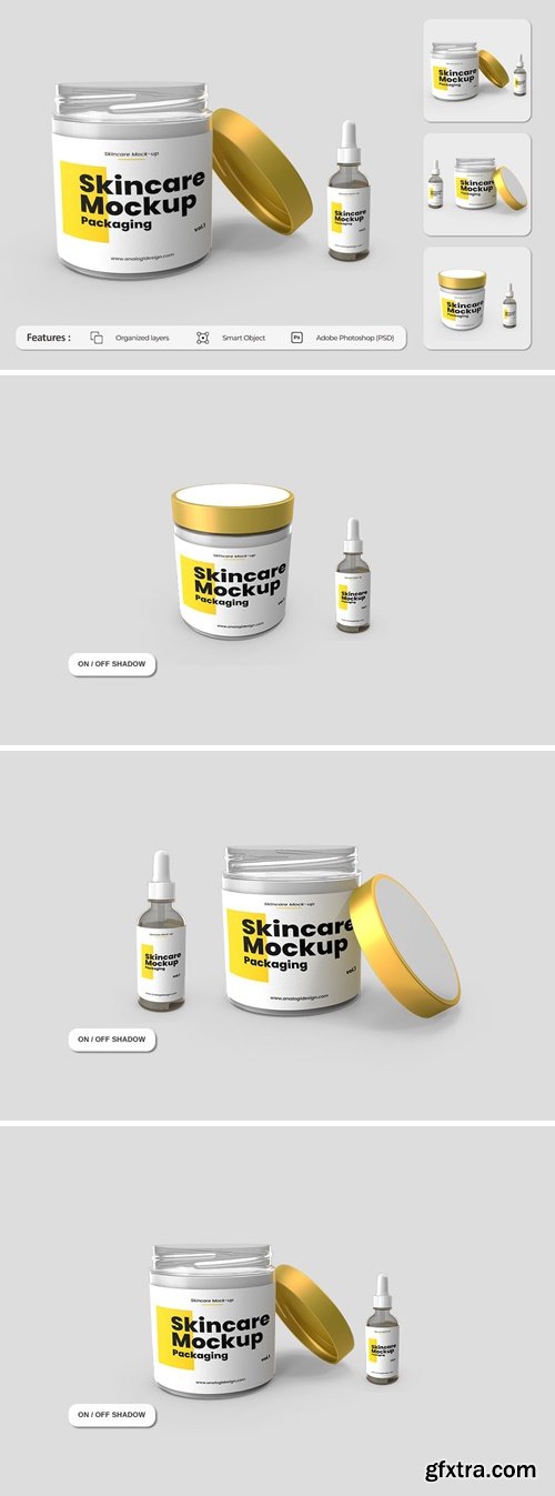 Cosmetic Jar mockup H4V7FZ8 Cosmetic Jar mockup H4V7FZ8