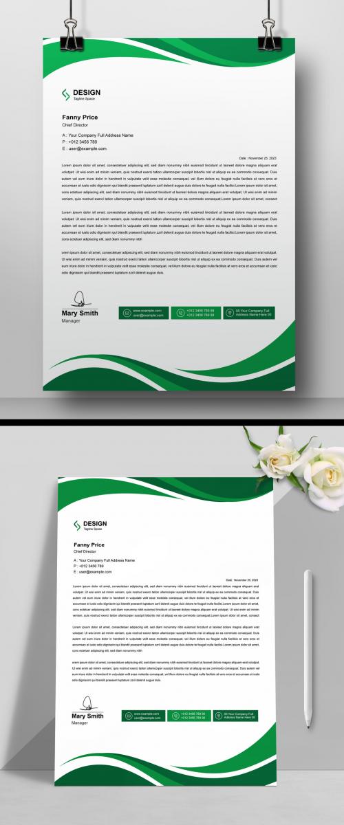 Business Letterhead Design Template 582361624