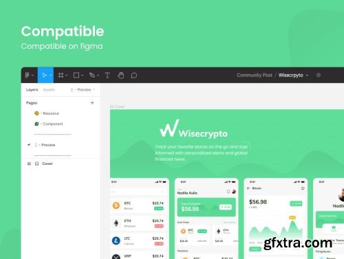 Wisecrypto - Cryptocurrency App Ui8.net