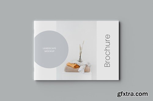 A5/A4 Landscape Brochure Mockup RN3J8HR A5/A4 Landscape Brochure Mockup RN3J8HR