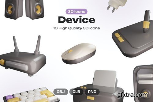 Device 3D Icons K7N648R Device 3D Icons K7N648R
