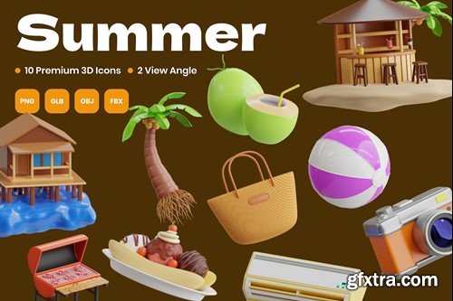 Summer 3D Icon APM2GDP Summer 3D Icon APM2GDP