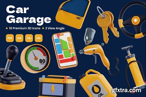 Car Garage 3D Icon RAYF7Q3 Car Garage 3D Icon RAYF7Q3