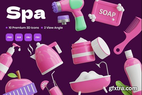 Spa 3D Icon QPBV24Z Spa 3D Icon QPBV24Z