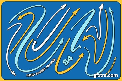 84 Hand Drawn Arrows VMA6LFM 84 Hand Drawn Arrows VMA6LFM