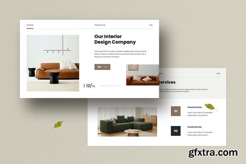 Interior Presentation Template PD72HLM Interior Presentation Template PD72HLM
