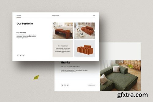 Interior Presentation Template PD72HLM Interior Presentation Template PD72HLM