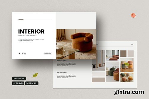 Interior Presentation Template PD72HLM Interior Presentation Template PD72HLM