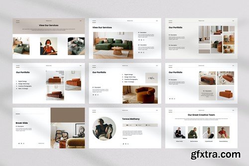 Interior Presentation Template PD72HLM Interior Presentation Template PD72HLM
