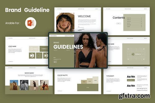 Brand Guidelines Presentation Template R5EWN3D Brand Guidelines Presentation Template R5EWN3D