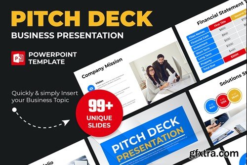 Pitch Deck Business Presentation Template GVUFA5H Pitch Deck Business Presentation Template GVUFA5H