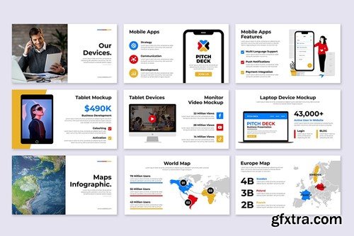 Pitch Deck Business Presentation Template GVUFA5H Pitch Deck Business Presentation Template GVUFA5H